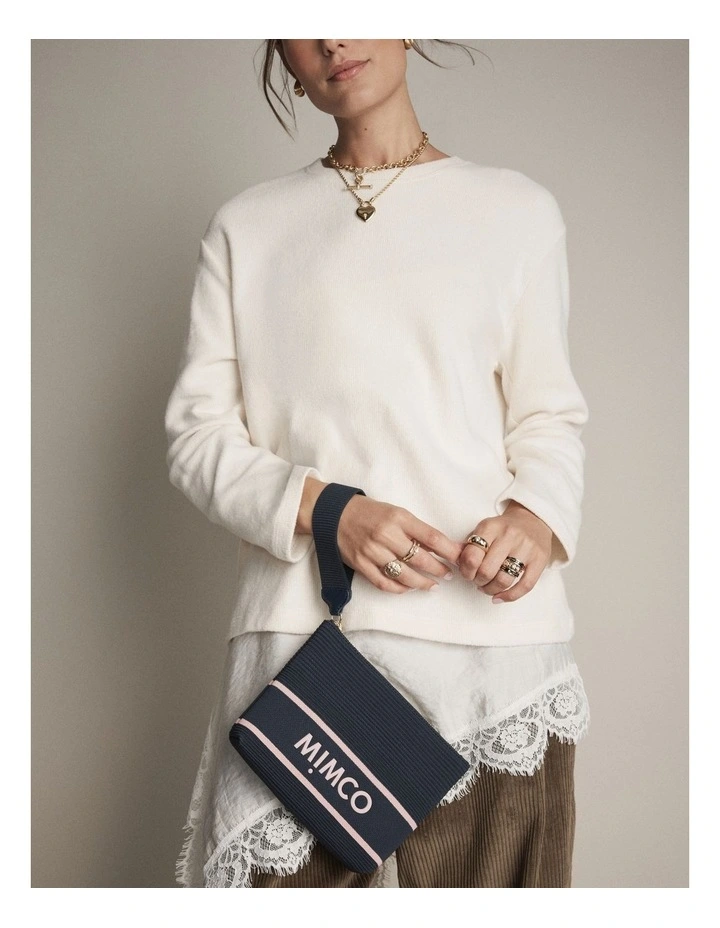 Blondie Pouch in Navy image 2