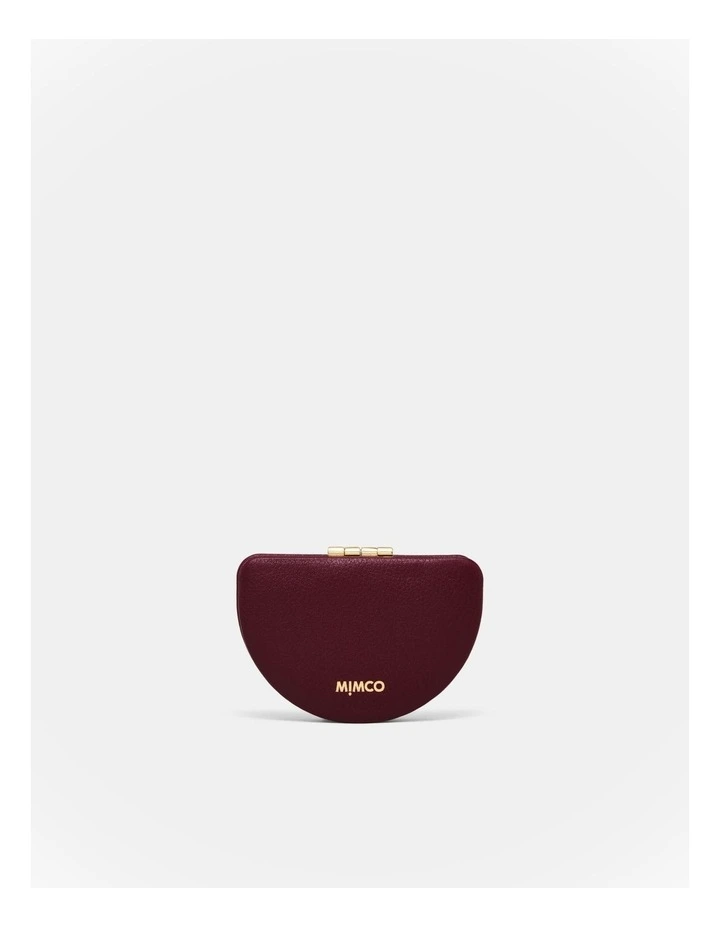 Lune Compact Mirror in Merlot image 1