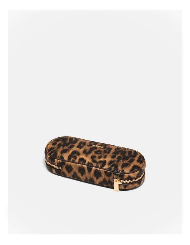 Violet Slim Jewel Case in Leopard image 3