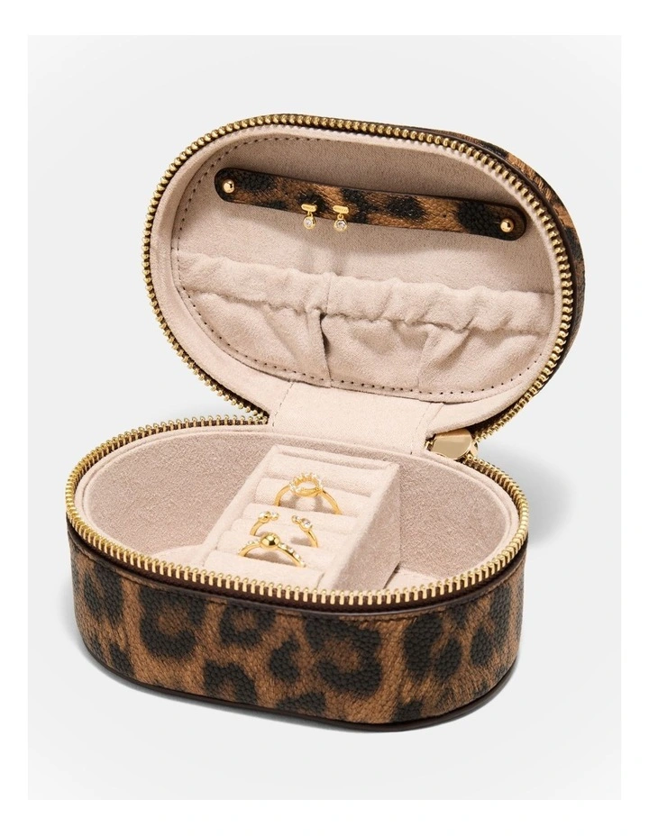 Violet Jewel Case in Leopard image 2