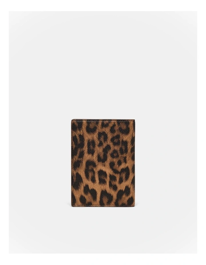 Violet Passport Holder in Leopard image 2