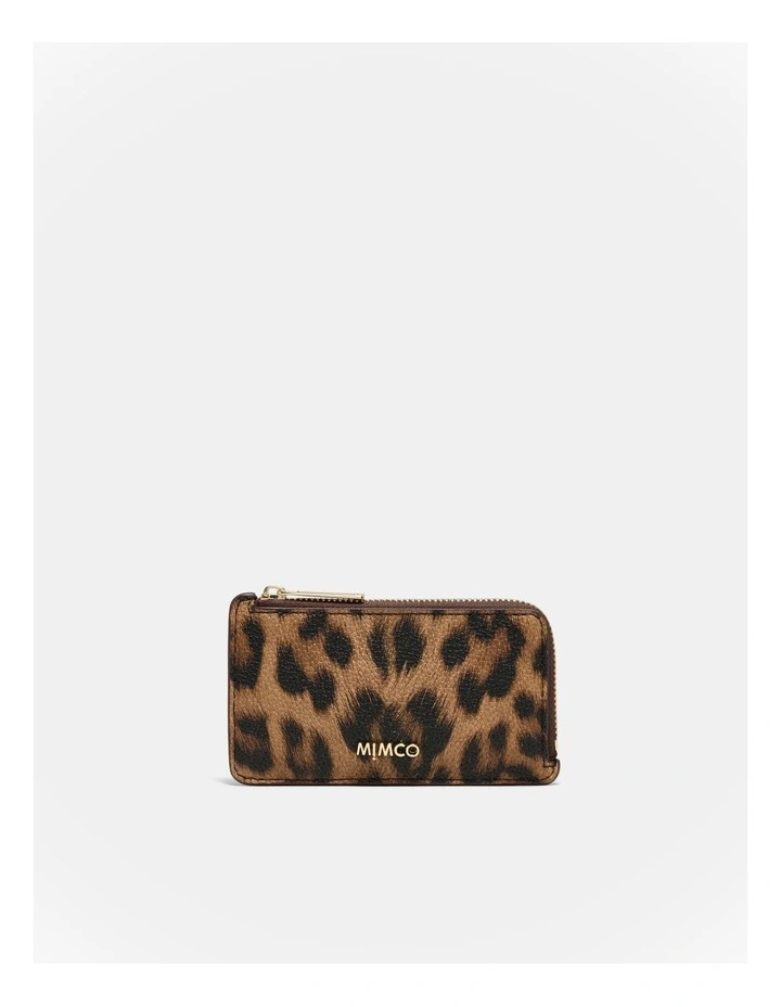 Glimpse Credit Card Wallet in Leopard image 1