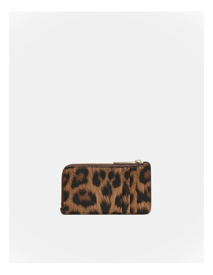 Glimpse Credit Card Wallet in Leopard image 2