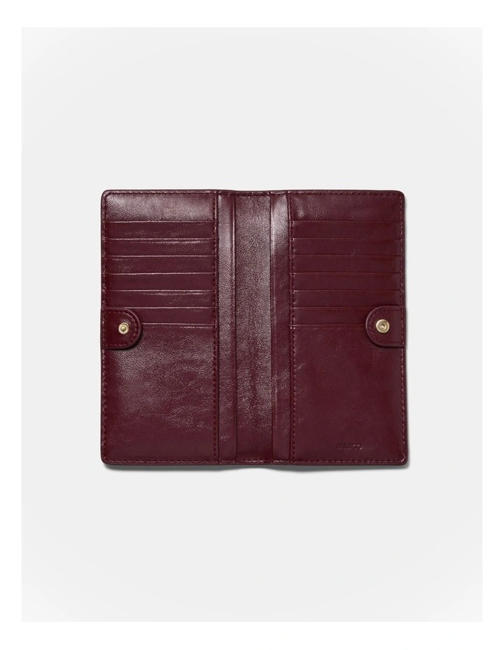 Kew Wallet in Merlot image 3