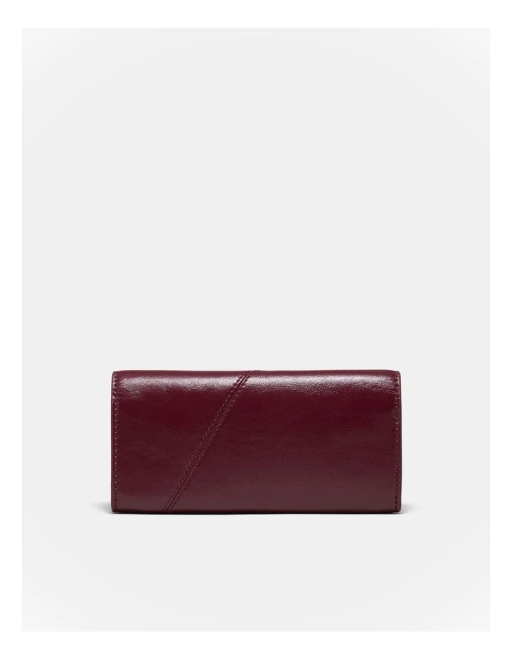 Drift Large Zip Wallet in Merlot image 2
