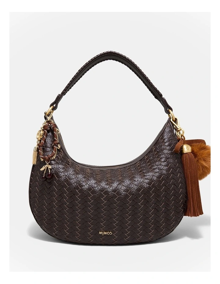 Luxe Tassel Bag Charm in Toffee image 2