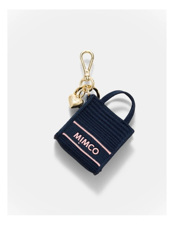Blondie Mini Bag Charm in Navy image 1