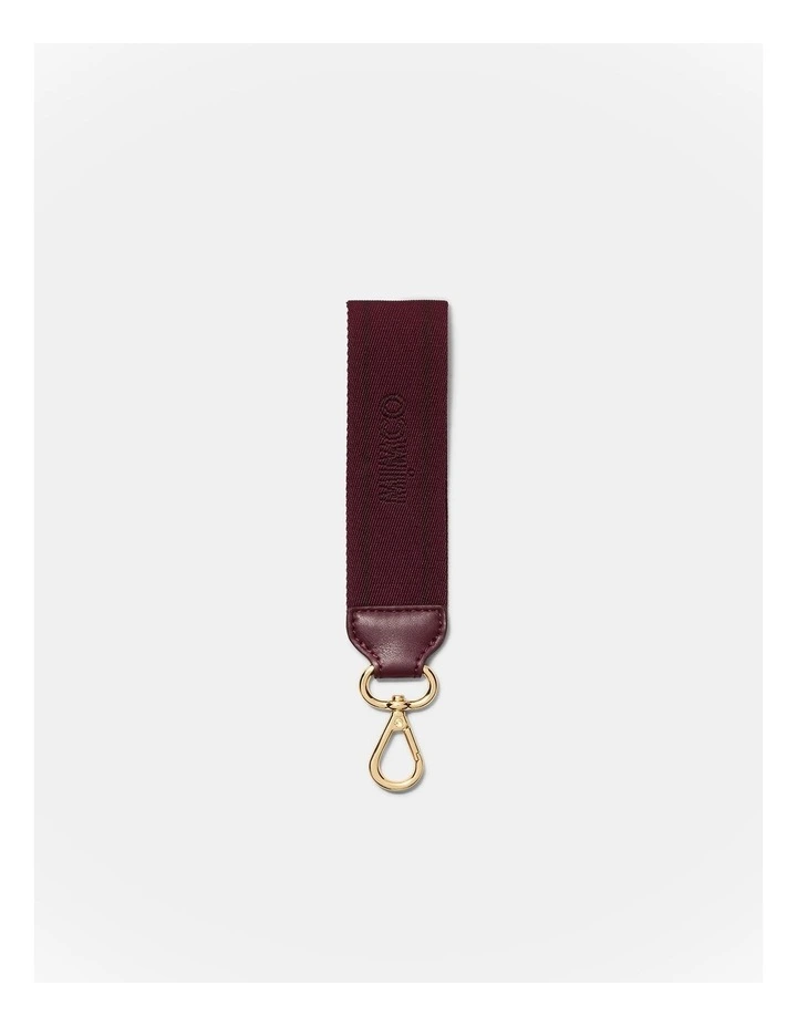 Multi Stripe Webbing Wrist Strap in Merlot image 1
