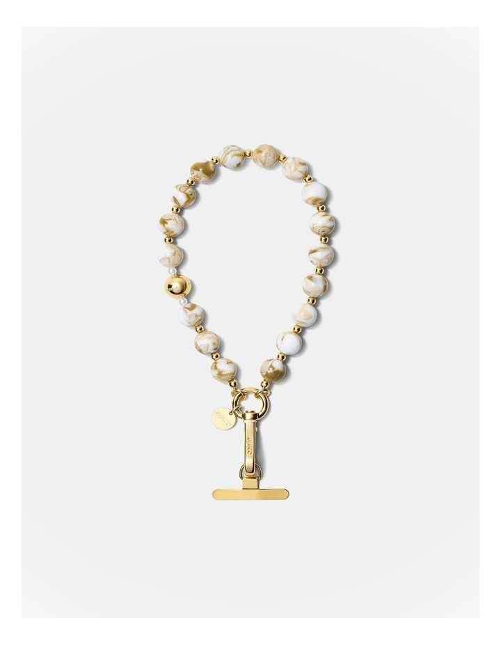 Lady Medium Phone Wrist Strap in Cream image 1