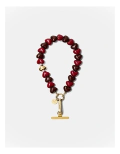 Lover Phone Wrist Strap in Bordeaux