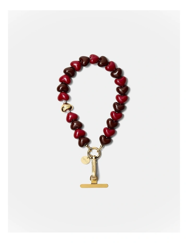 Lover Phone Wrist Strap in Bordeaux image 1