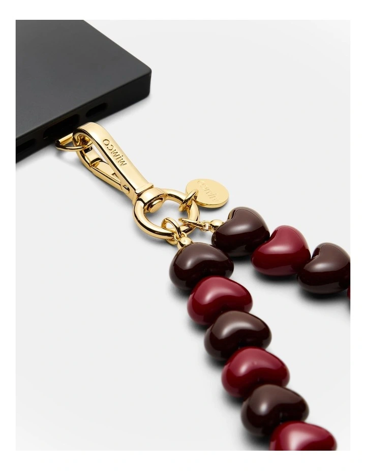Lover Phone Wrist Strap in Bordeaux image 2