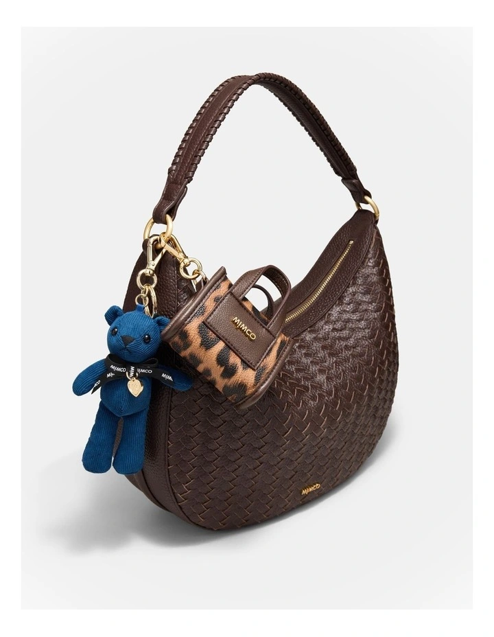 Mimco Bear Bag Charm in Midnight image 2