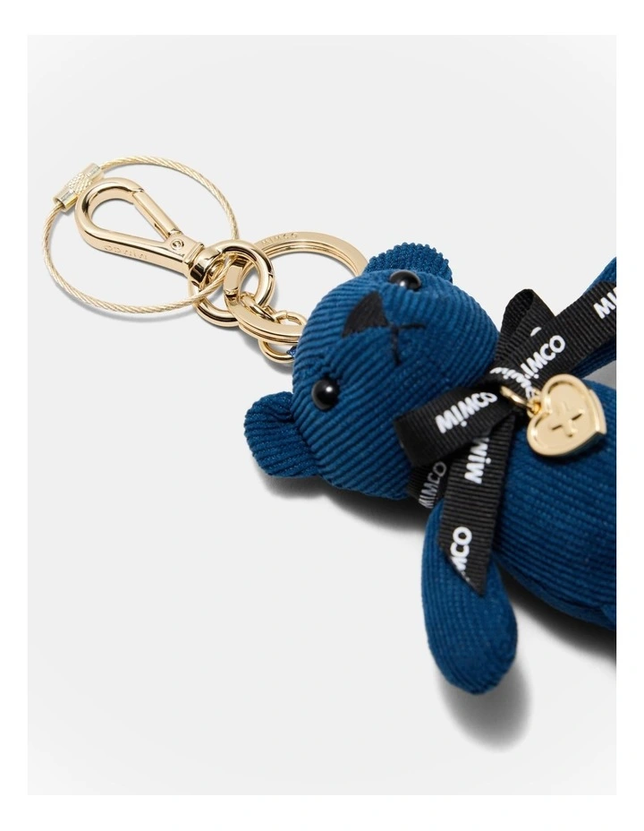Mimco Bear Bag Charm in Midnight image 3