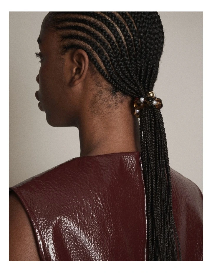 Ocelot Hair Tie in Tort image 4