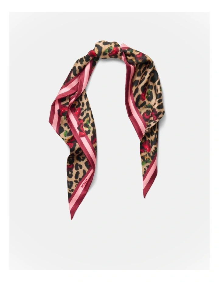 Ocelot Thin Scarf in Multi image 1