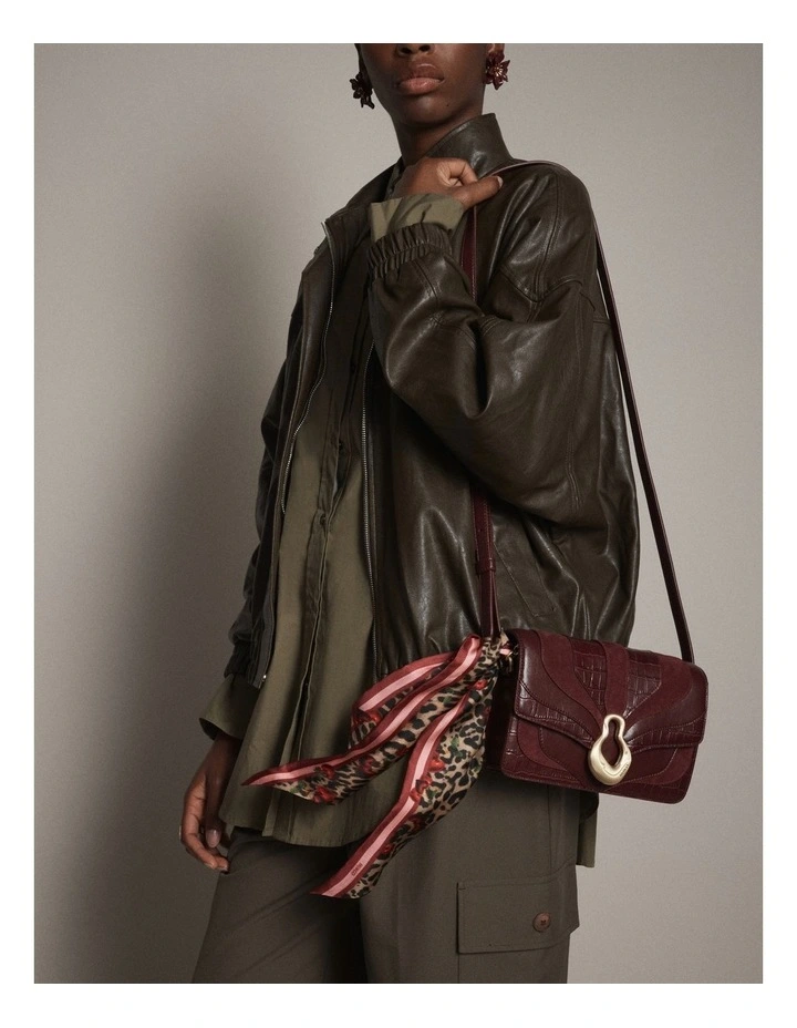 Ocelot Thin Scarf in Multi image 2