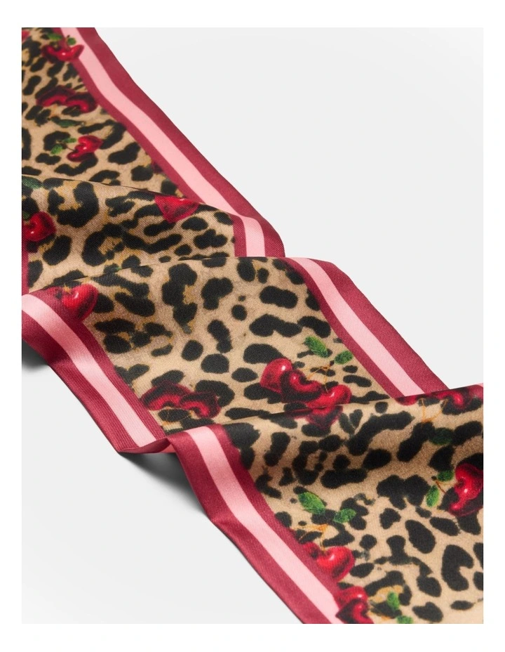 Ocelot Thin Scarf in Multi image 3