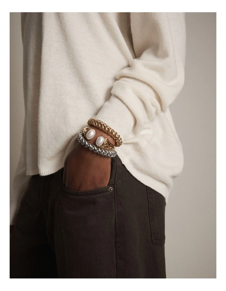 Linked Hair Tie Set in Multi image 4