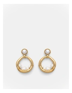 Anouk Pearl Earrings in Multi