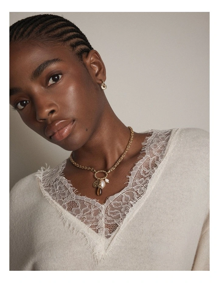 Boheme Charm Necklace in Gold image 2