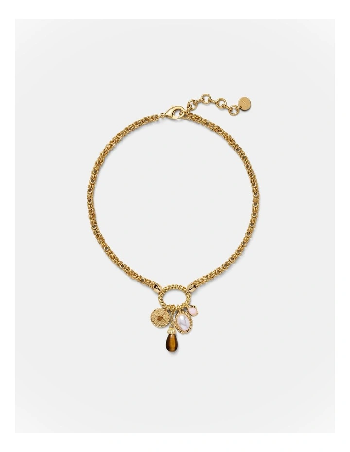 Boheme Charm Necklace in Gold image 4