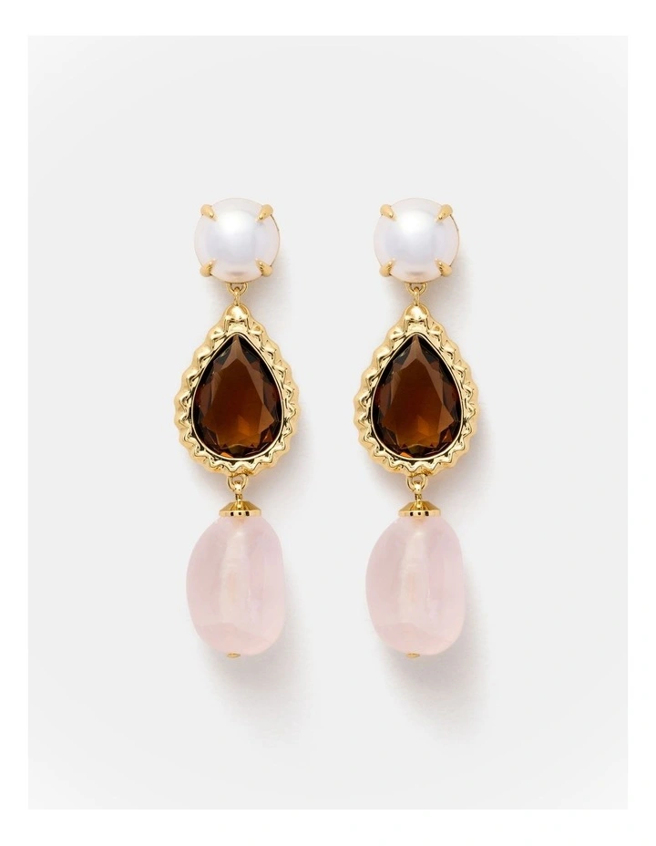 La Chance Drop Earrings in Multi image 1