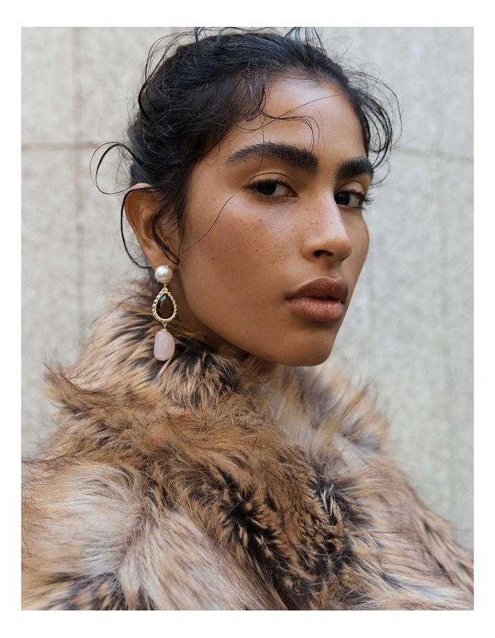 La Chance Drop Earrings in Multi image 2