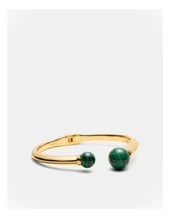 En Pointe Bangle in Malachite