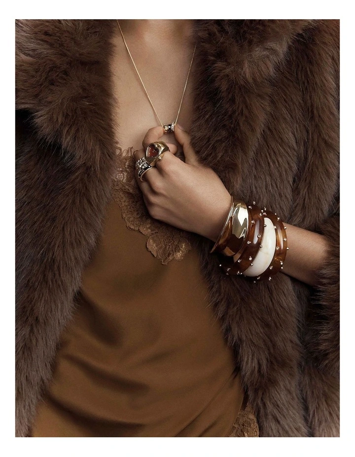 Zarela Bangle in Toffee image 2