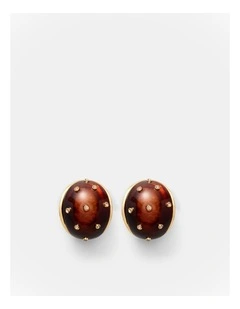 Zarela Earrings in Toffee