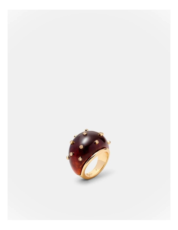 Zarela Ring in Toffee image 3