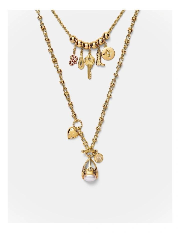 Westlyn Duo Necklace in Gold image 1