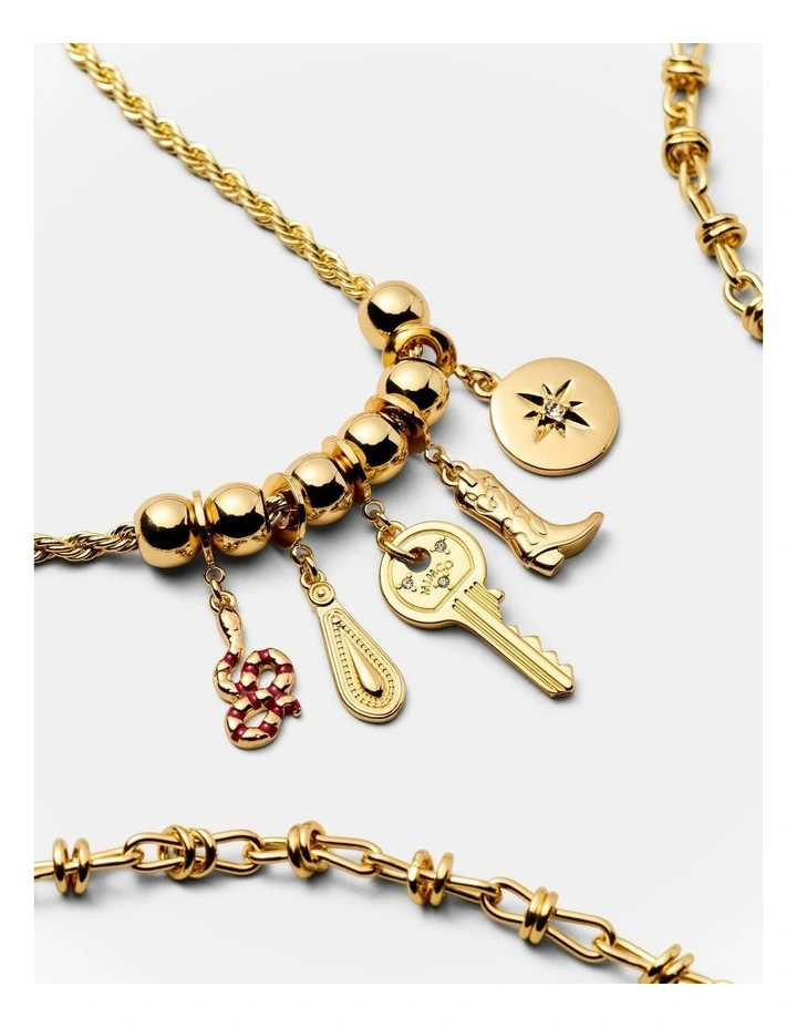 Westlyn Duo Necklace in Gold image 3