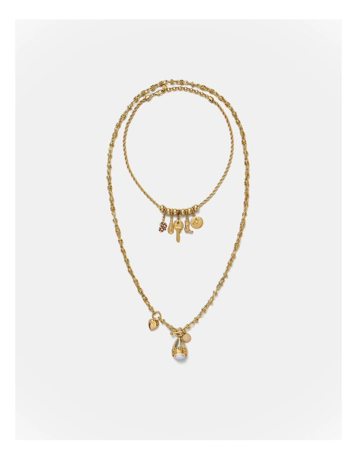 Westlyn Duo Necklace in Gold image 5