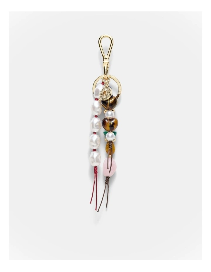 La Chance Bag Charm in Petal image 1