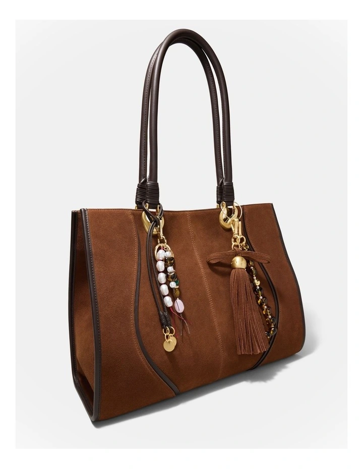 La Chance Bag Charm in Petal image 2