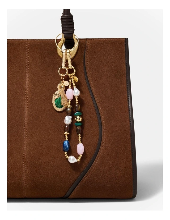 Snake Bag Charm in Malachite image 2