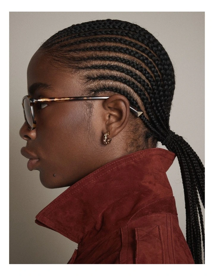 Lennox Sunglasses in Tort image 4