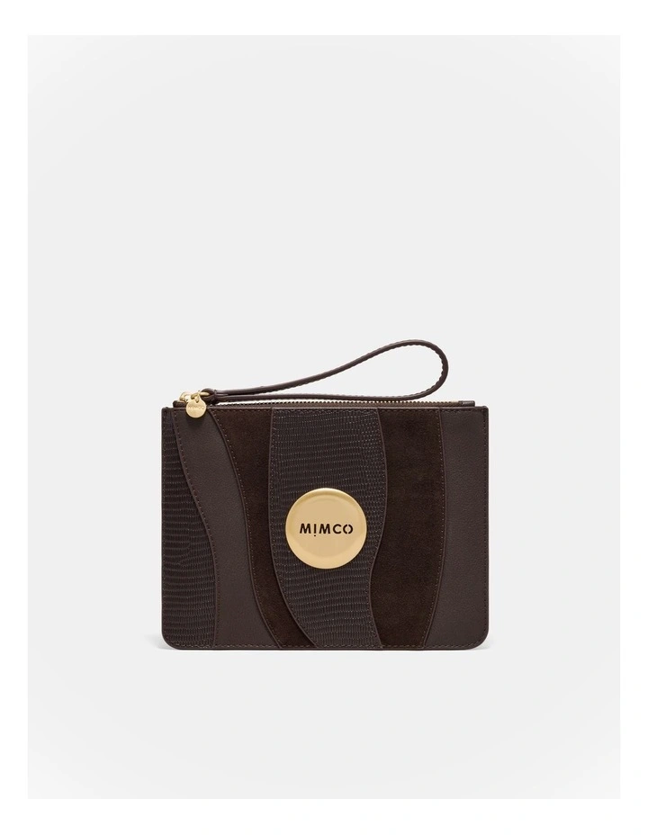 Mim Pouch in Bitter Chocolate image 1