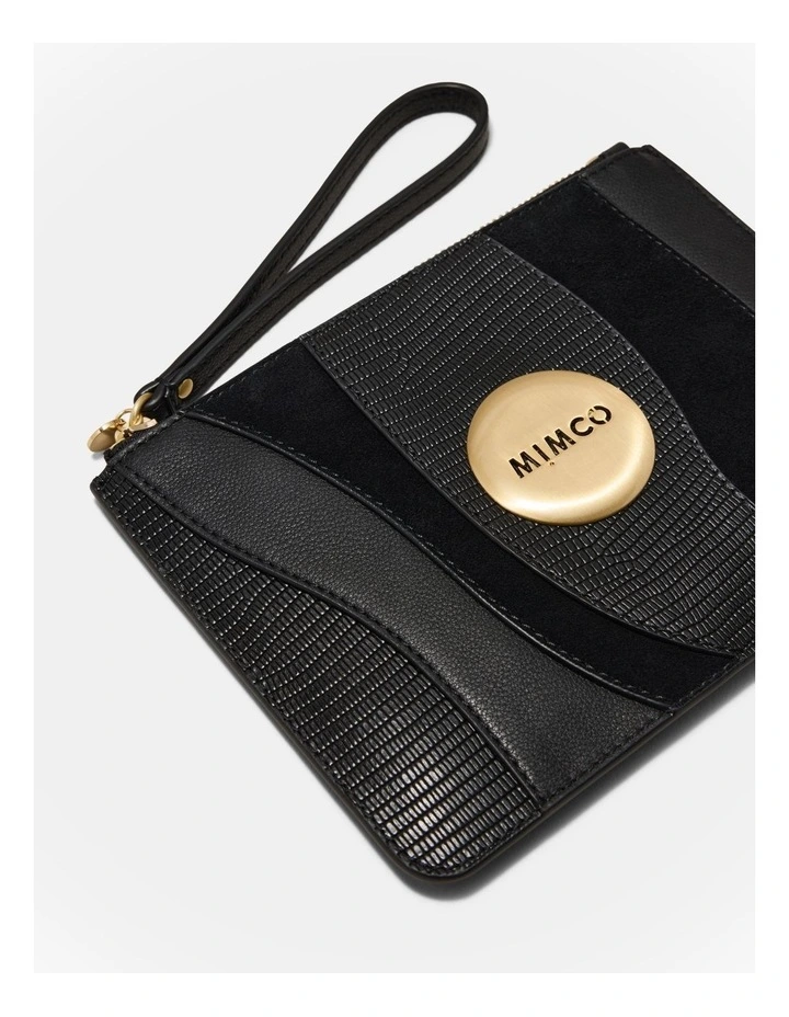 Mim Pouch in Black Brushed Lg image 3