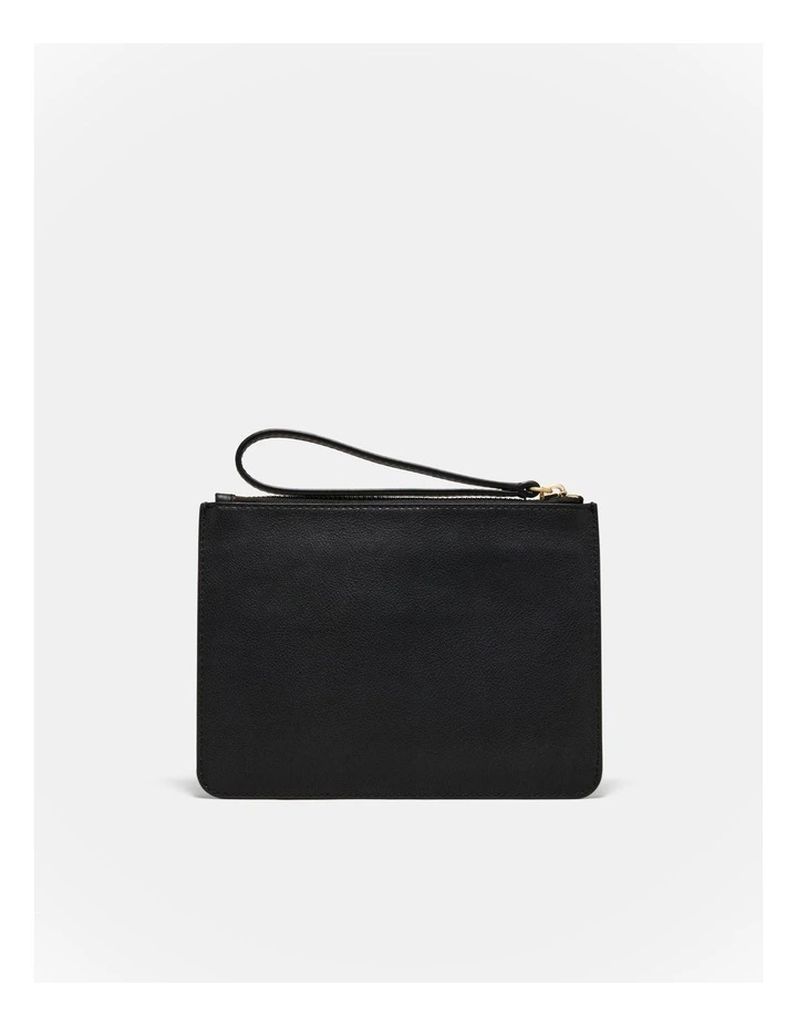 Mim Pouch in Black Brushed Lg image 4