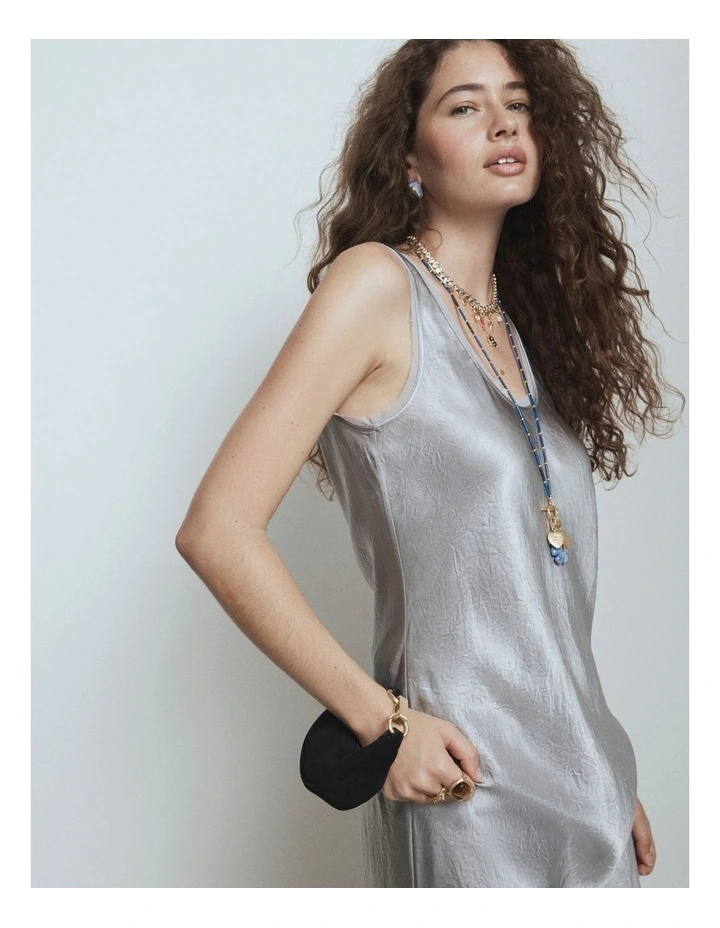 Luna Mini Bag Charm in Black image 4