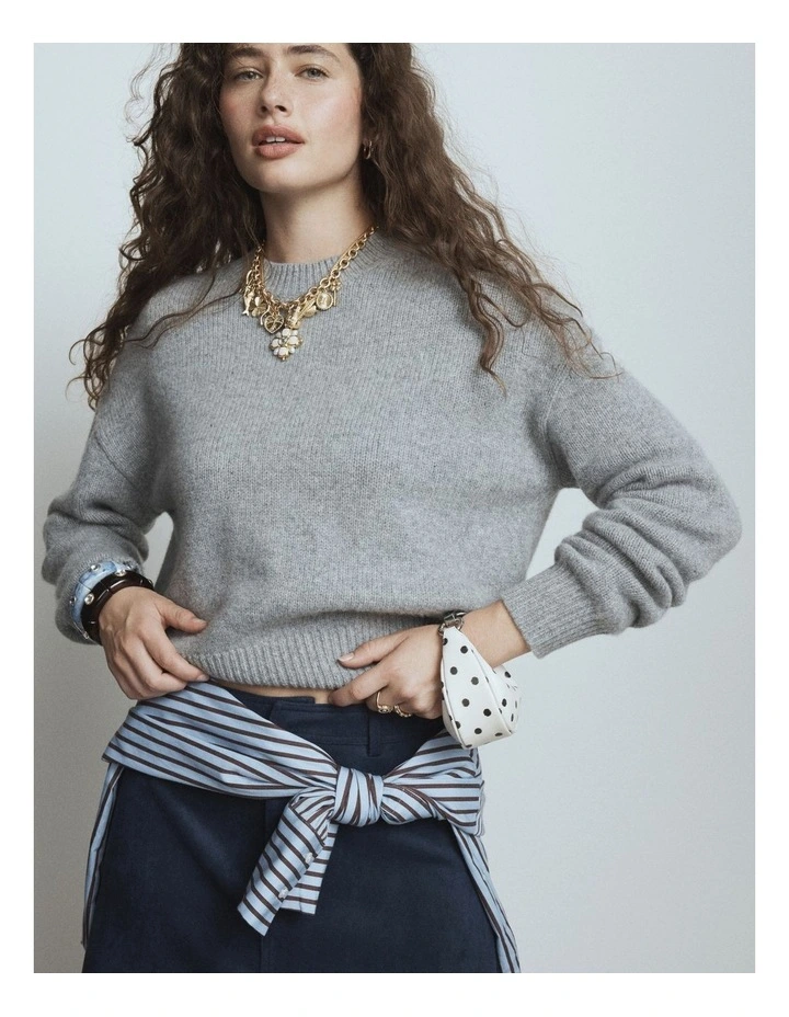 Luna Mini Bag Charm in Dot Print image 4
