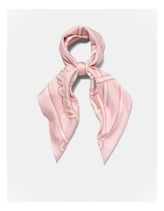 Mim Button Square Scarf in Pink