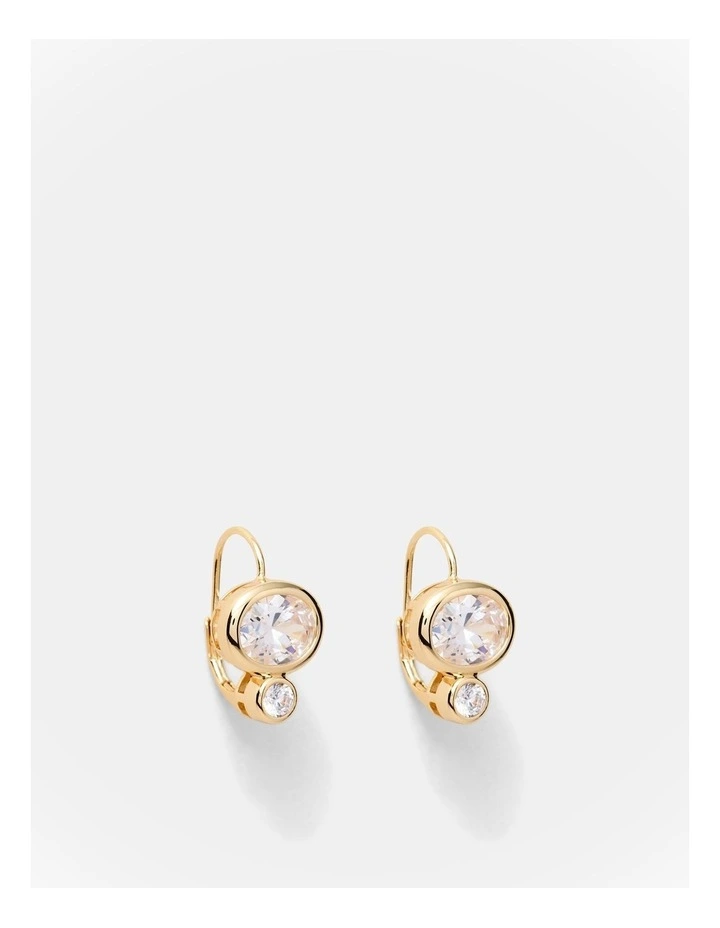 Courtside Hook Earrings in Gold image 1