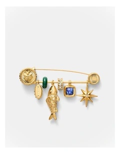 Fortuna Brooch in Gold