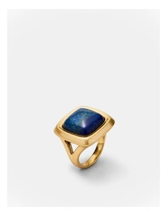 Abundance Stone Ring in Cobalt