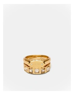 Fortuna Ring Duo in Gold