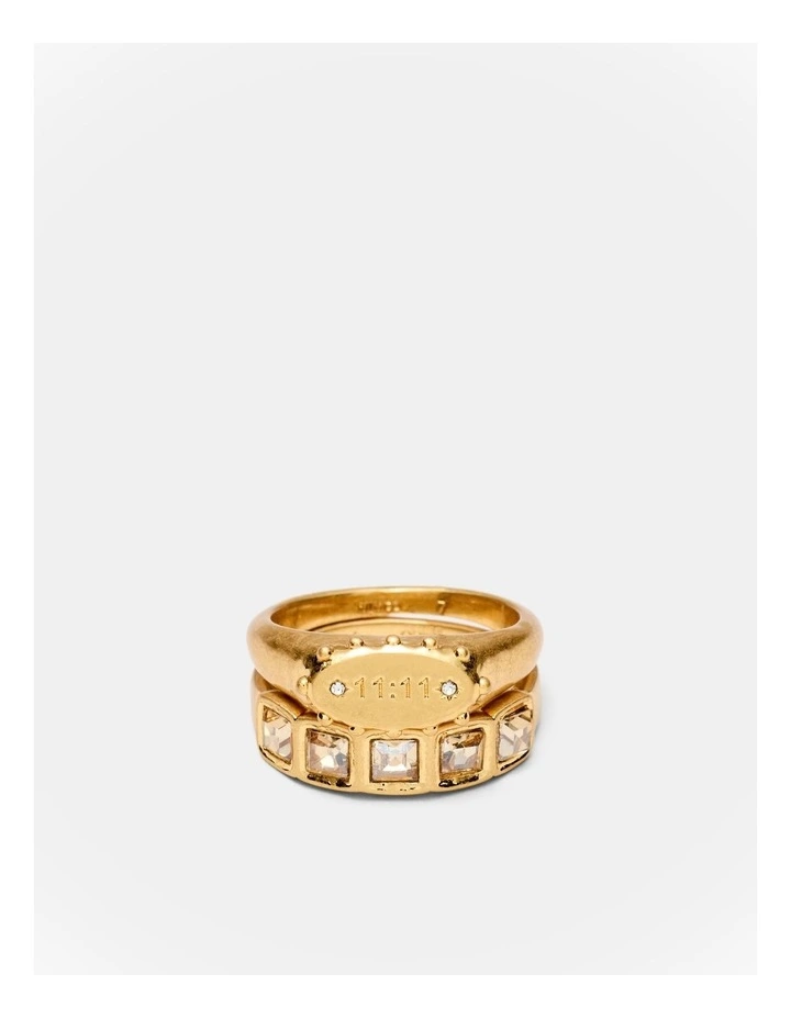 Fortuna Ring Duo in Gold image 1